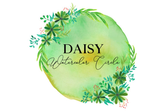 Bringing Softness to Design: The Versatility of the Daisy Circle Watercolor Flower