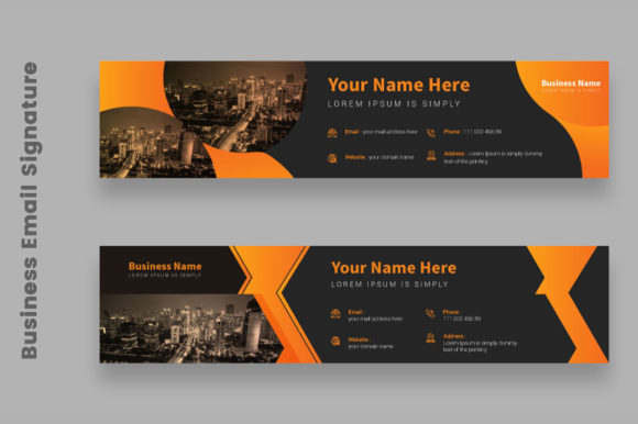 Business Email Signature Bundle: The Clean Creative Corporate Template for Modern Professionals