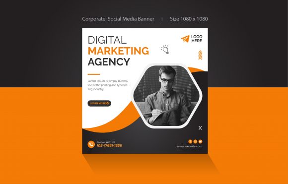 Corporate Banner Social Media Template for Professional Branding