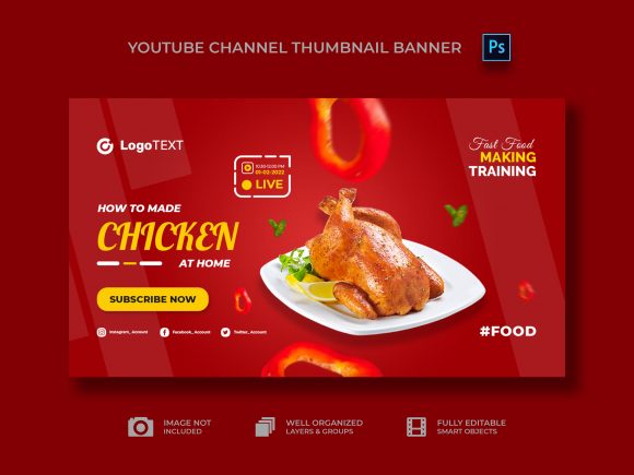 Creating Eye-Catching Food Concept YouTube Thumbnails