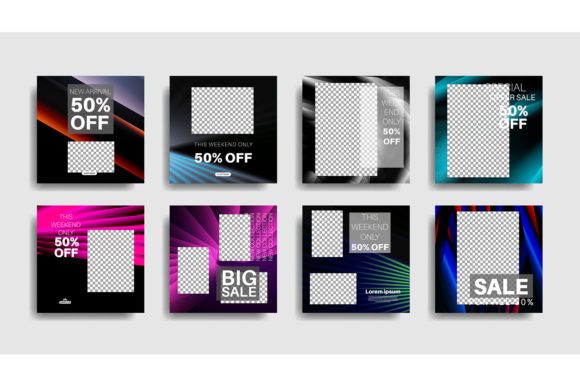 Elevating Digital Presence with the Square Web Banner for Social Media 16