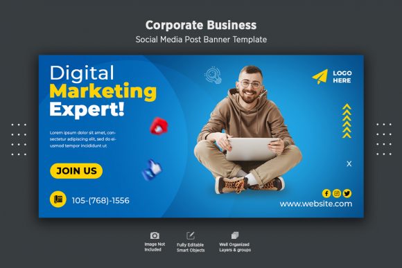 Marketing Social Media Banner Post