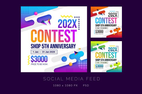 Multipurpose Social Media Feed for Your Shop Marketing
