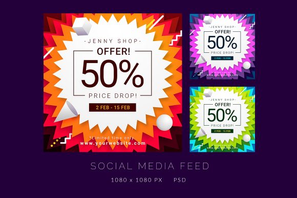 Sales for Social Media Banner Post