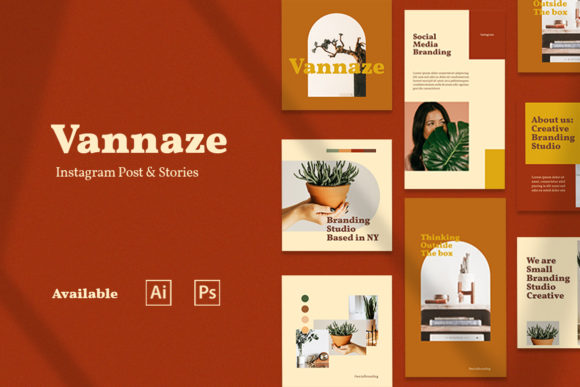 Vannaze Instagram Stories: Minimalist Templates