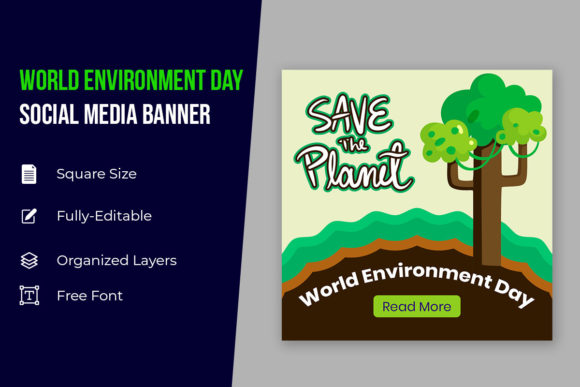 World Environment Day Social Media Symbo